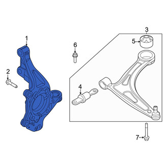 Hyundai OE - Left Steering Knuckle
