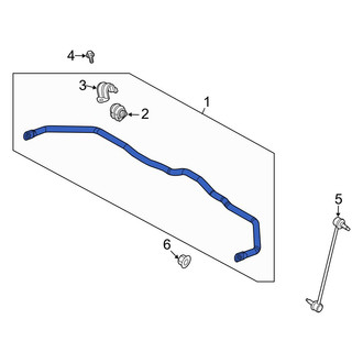 Hyundai OE - Front Suspension Stabilizer Bar