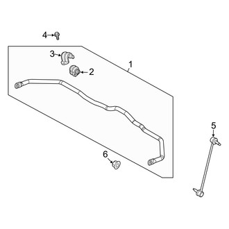 Hyundai OE - Front Suspension - Stabilizer Bar & Components
