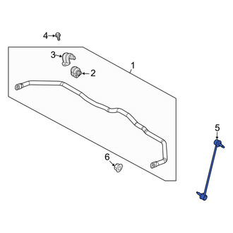 Hyundai OE - Front Suspension Stabilizer Bar Link