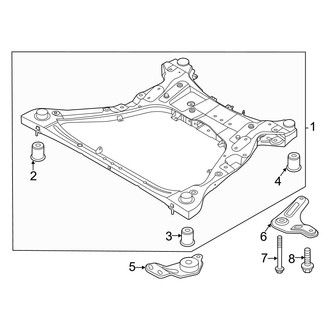 Hyundai OE - Front Suspension - Suspension Mounting (Limited / SE / SEL / SEL Plus)