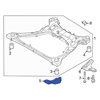 Hyundai OE - Front Right Forward Suspension Subframe Reinforcement Bracket