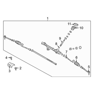 Hyundai OE - Steering Gear & Linkage (Hybrid Blue / Hybrid Limited / Hybrid SEL)