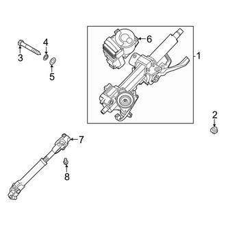 Hyundai OE - Steering Column Assembly (Hybrid Blue / Hybrid Limited / Hybrid SEL)