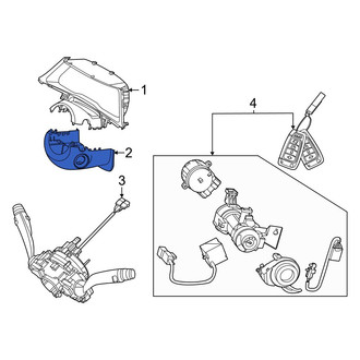 Hyundai OE - Lower Steering Column Cover