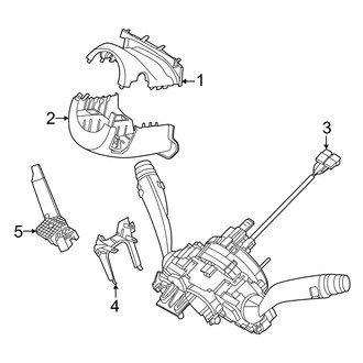 Hyundai OE - Steering Column - Shroud, Switches & Levers (SEL)