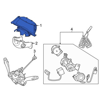 Hyundai OE - Upper Steering Column Cover