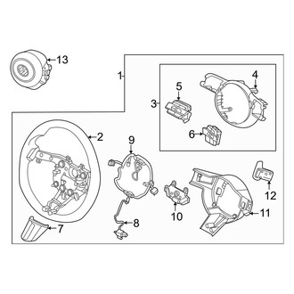 Hyundai OE - Steering Wheel & Trim (Hybrid Limited / Hybrid SEL)