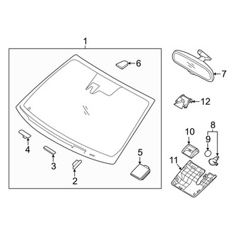 Hyundai OE - Windshield Glass (Limited / SE / SEL / SEL Plus)