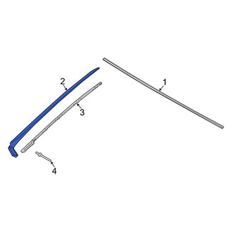 Hyundai OE - Front Center Windshield Molding