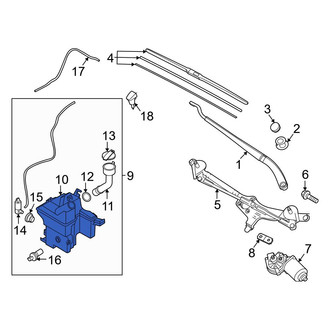 Hyundai OE - Washer Fluid Reservoir
