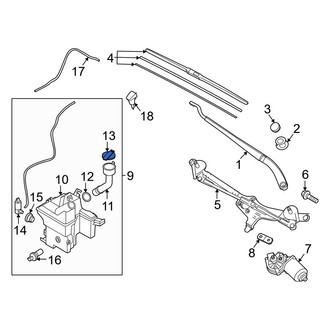 Hyundai OE - Front Washer Fluid Reservoir Cap
