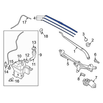Hyundai OE - Front Right Wiper Blade