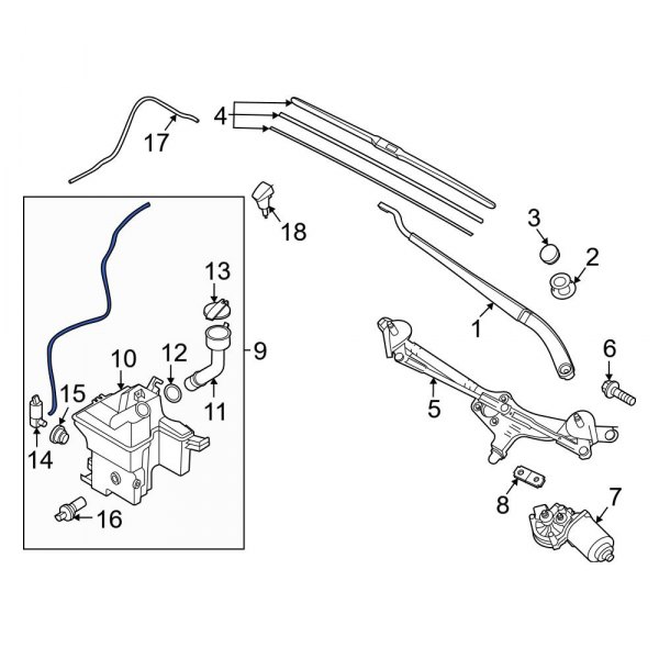 Washer Fluid Reservoir