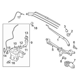 Hyundai OE - Windshield - Wiper & Washer Components