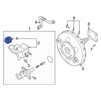 Hyundai OE - Brake Master Cylinder Reservoir Cap
