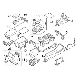 Hyundai OE - Center Console (Hybrid Limited / Hybrid SEL)