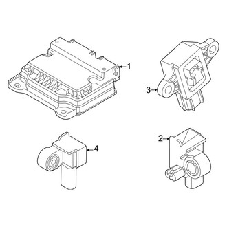 Hyundai OE - Restraint Systems - Air Bag Components (Modules & Sensors), (Hybrid Blue / Hybrid Limited / Hybrid SEL)