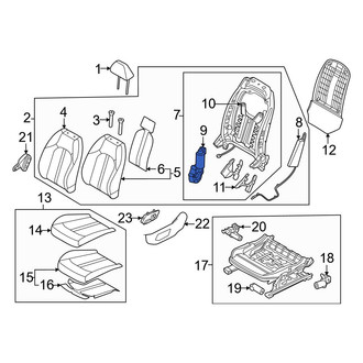 Hyundai OE - Front Left Seat Motor