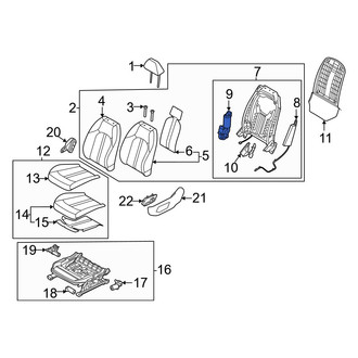 Hyundai OE - Front Left Seat Motor