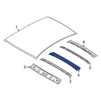 Hyundai OE - Center Roof Bow