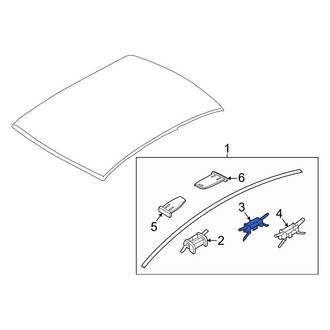 Hyundai OE - Center Roof Drip Molding Clip