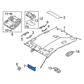 Hyundai OE - Left Sun Visor