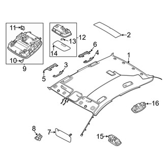 Hyundai OE - Roof - Interior Trim (Standard Roof)