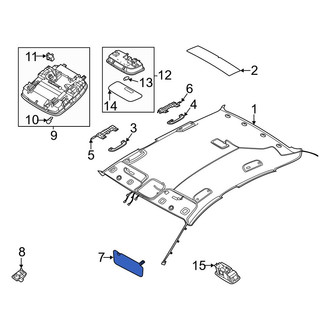 Hyundai OE - Left Sun Visor