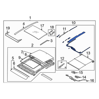 Hyundai OE - Sunroof Frame
