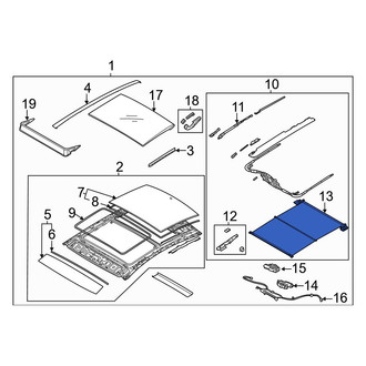 Hyundai OE - Sunroof Cover