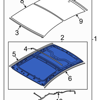 Hyundai OE - Sunroof Frame