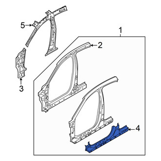 Hyundai OE - Right Rocker Panel