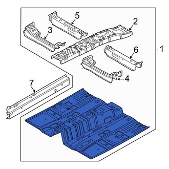 Hyundai OE - Front Floor Pan