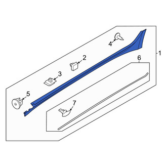 Hyundai OE - Left Rocker Panel Guard