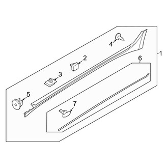 Hyundai OE - Pillars, Rocker & Floor - Exterior Trim (USA Built)