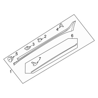 Hyundai OE - Pillars, Rocker & Floor - Exterior Trim (Korea Built)