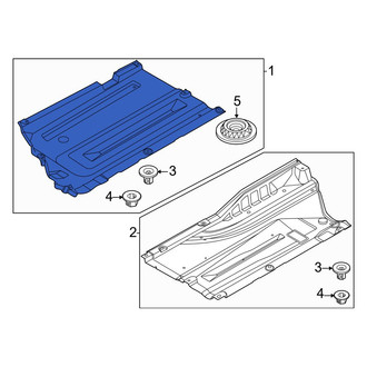 Hyundai OE - Front Left Floor Pan Splash Shield
