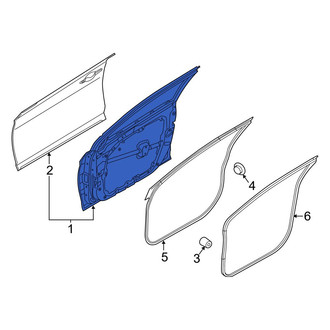 Hyundai OE - Rear Left Door Shell