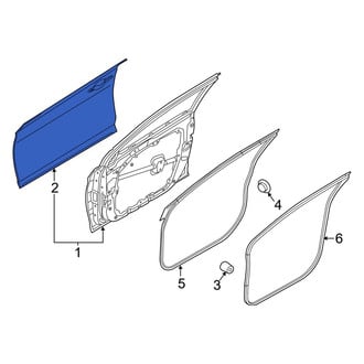 Hyundai OE - Front Left Outer Door Outer Panel