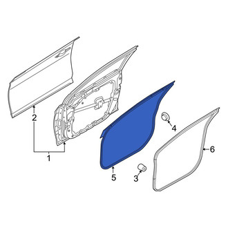 Hyundai OE - Front Left Outer Door Seal