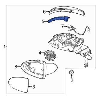 Hyundai OE - Front Left Turn Signal Light Assembly