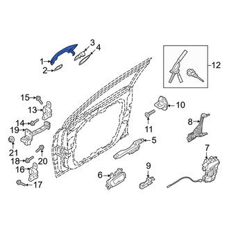 Hyundai OE - Rear Right Outer Exterior Door Handle