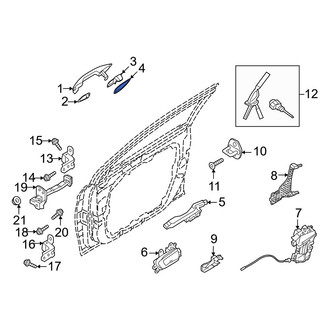 Hyundai OE - Front Left Exterior Door Handle Pad