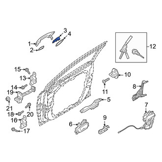 Hyundai OE - Front Left Exterior Door Handle Cover