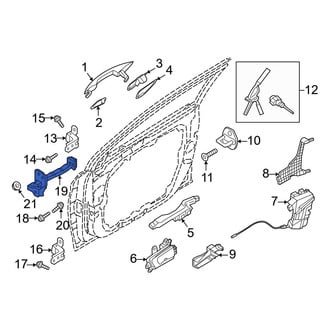 Hyundai OE - Front Right Door Check