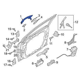 Hyundai OE - Rear Left Outer Exterior Door Handle