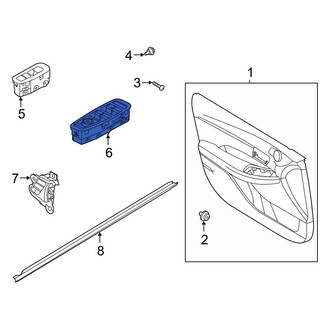 Hyundai OE - Front Left Door Window Lock-Out Switch
