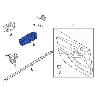 Hyundai OE - Front Left Door Window Lock-Out Switch