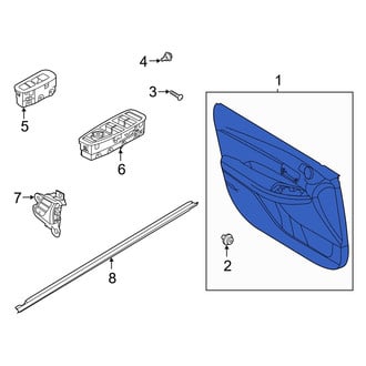 Hyundai OE - Front Right Inner Door Interior Trim Panel